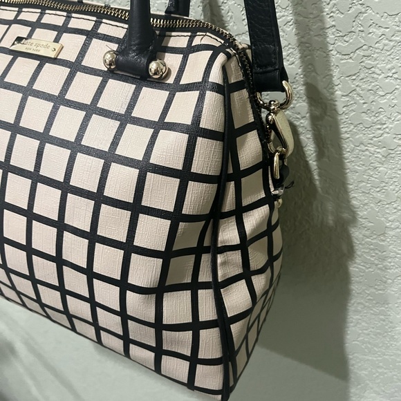 Kate spade windowpane satchel - Picture 4 of 9